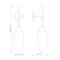 Z-Lite Arden Wall Sconce, 1-Light, 4.5 In.W x 7 In.L x 21.5 In.H, Matte Black/Clear 651S-MB - alternate 8